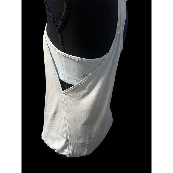 Lululemon No Limit Womens Light Blue Racerback Tank Top, Outdoors, Hiking, Size - Picture 4 of 12